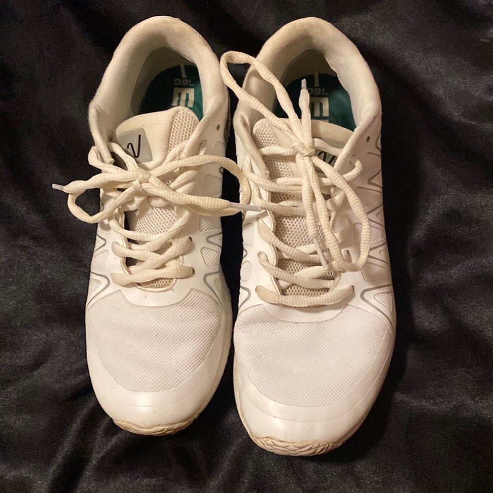 Varsity cheer shoes.
